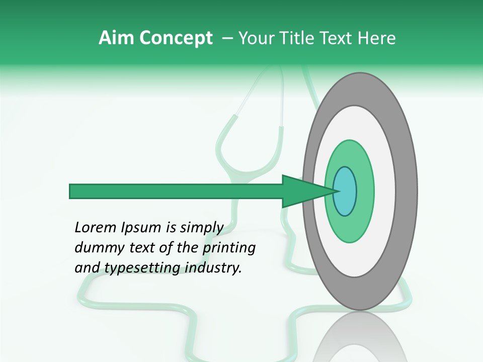 Clinical Tool Closeup PowerPoint Template