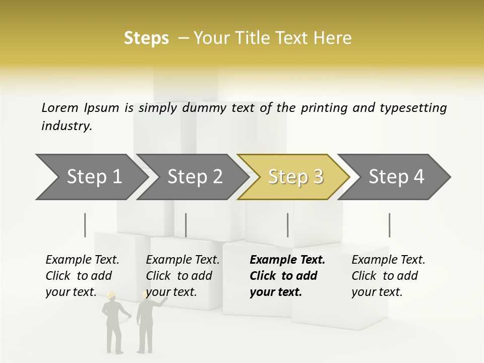 Box Paper Construction PowerPoint Template