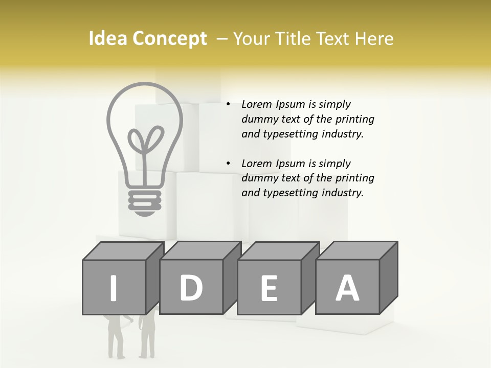 Box Paper Construction PowerPoint Template