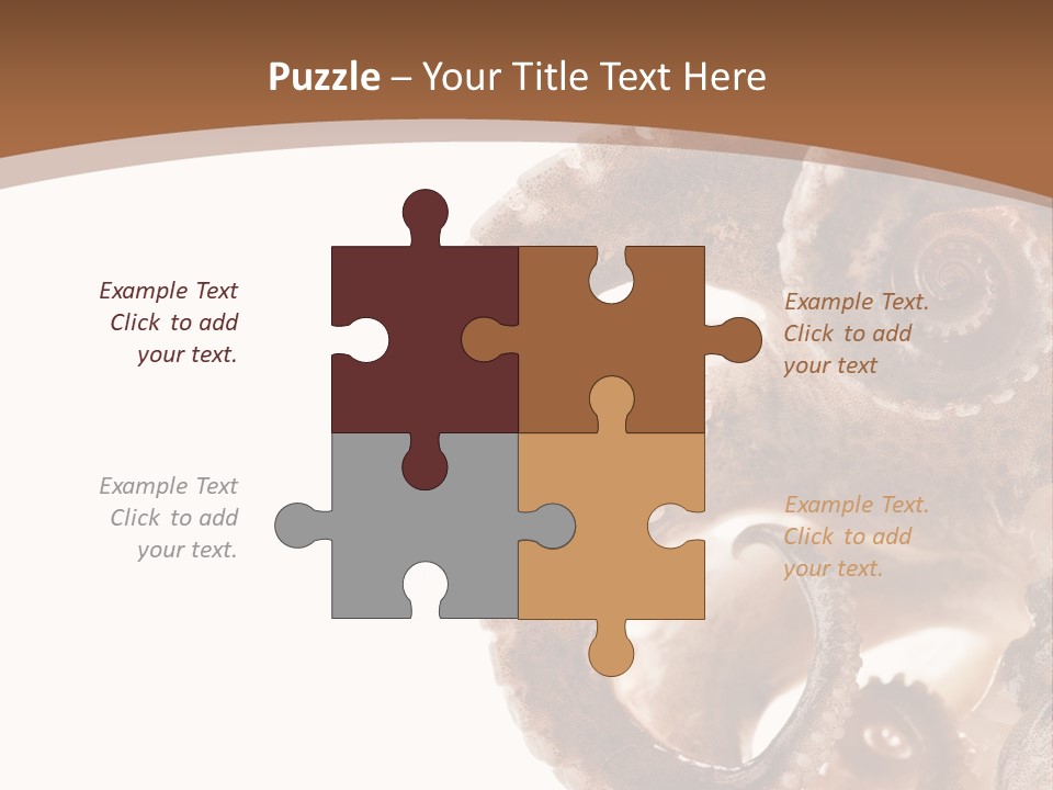 Directly Cold Devilfish PowerPoint Template