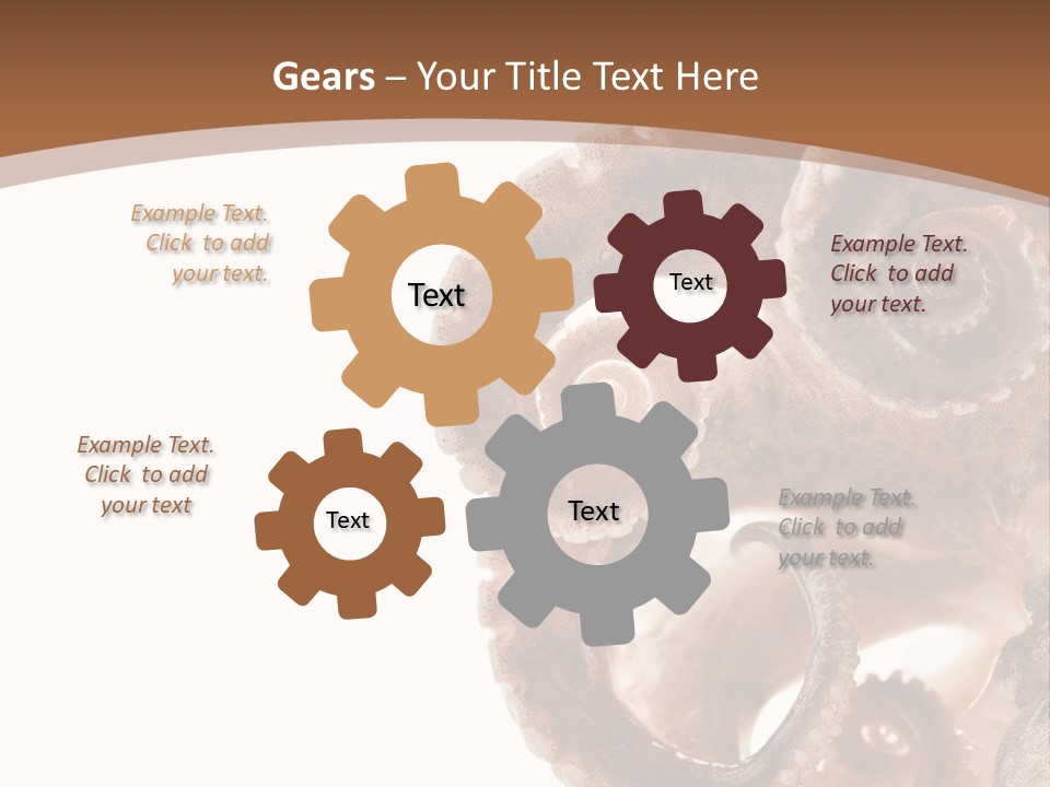 Directly Cold Devilfish PowerPoint Template