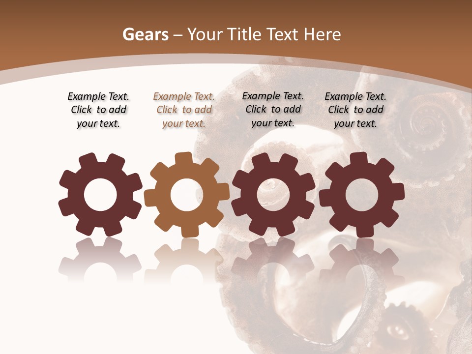 Directly Cold Devilfish PowerPoint Template