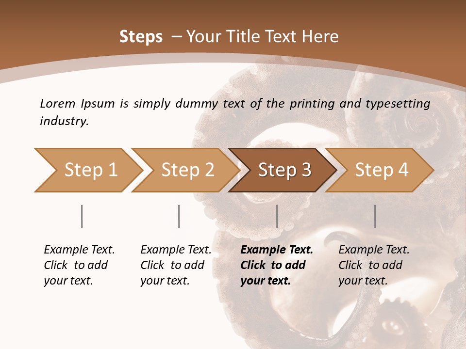 Directly Cold Devilfish PowerPoint Template