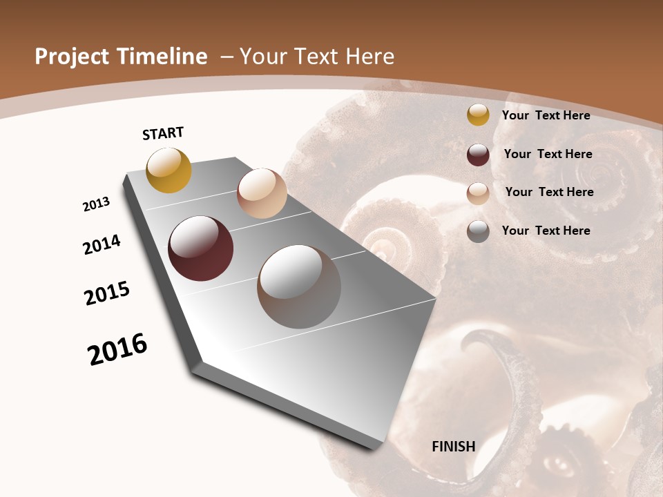 Directly Cold Devilfish PowerPoint Template