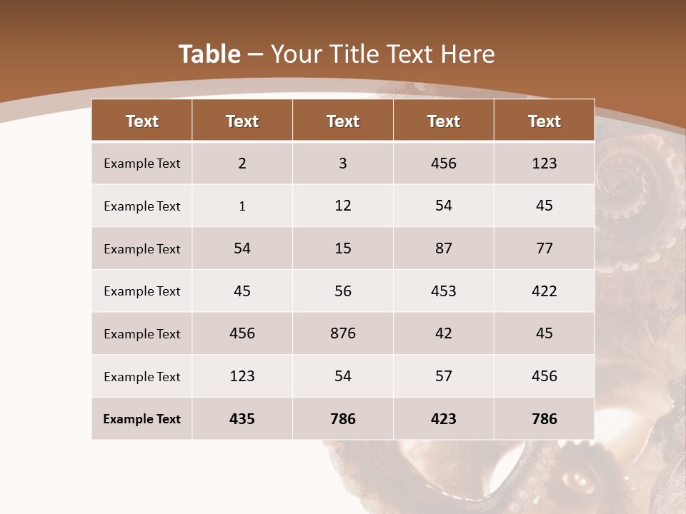 Directly Cold Devilfish PowerPoint Template