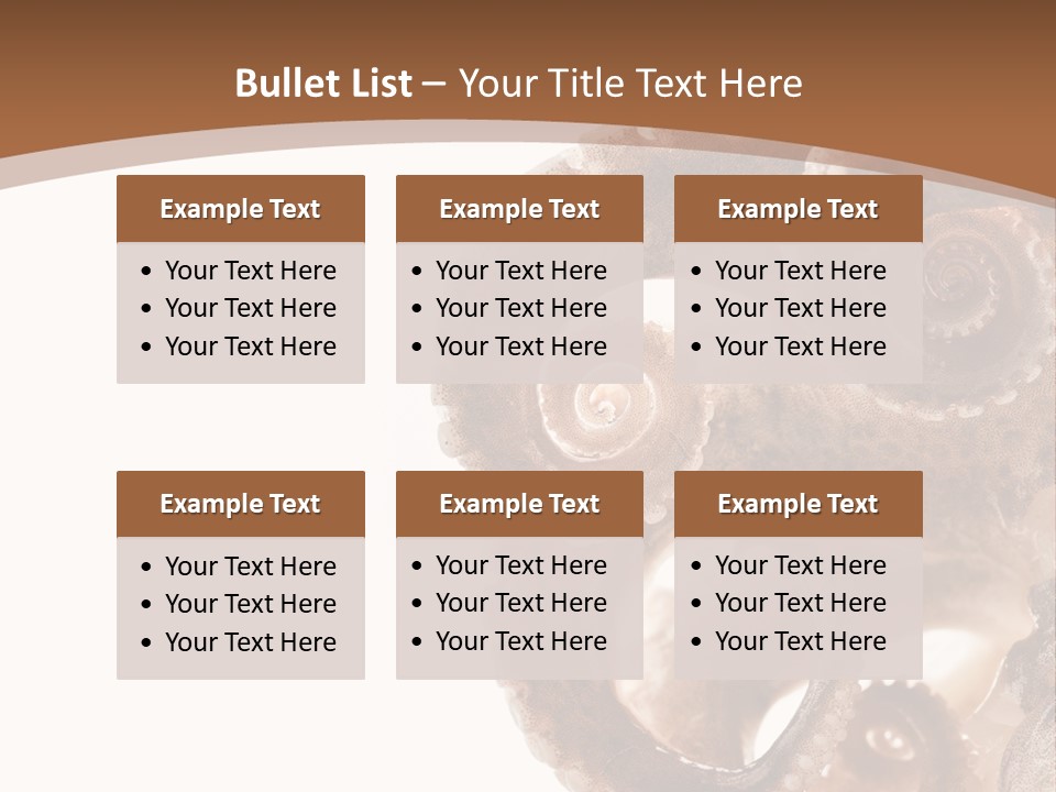 Directly Cold Devilfish PowerPoint Template