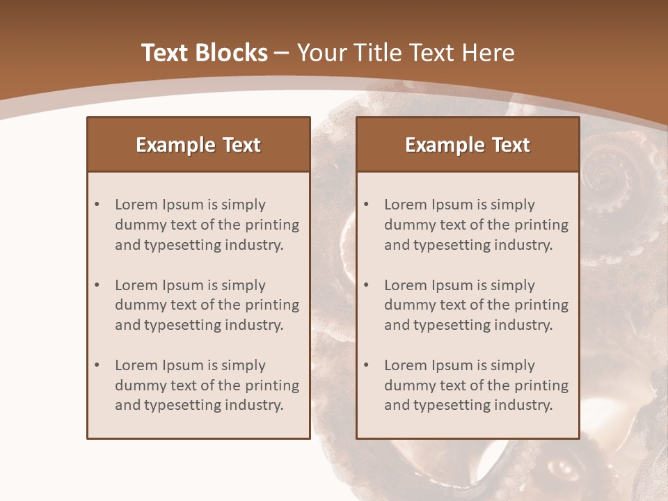 Directly Cold Devilfish PowerPoint Template