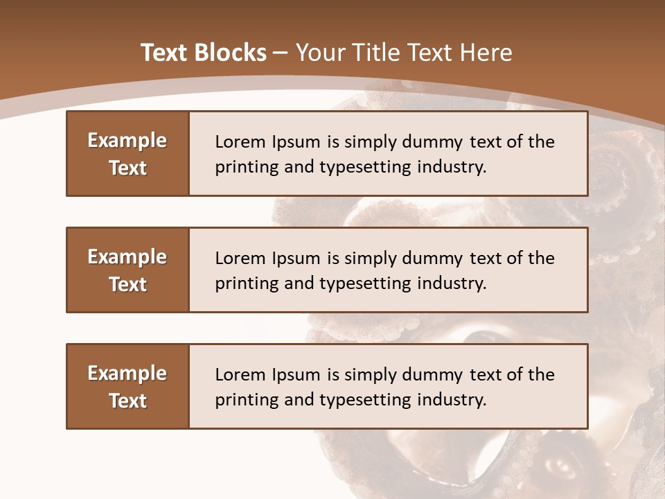 Directly Cold Devilfish PowerPoint Template