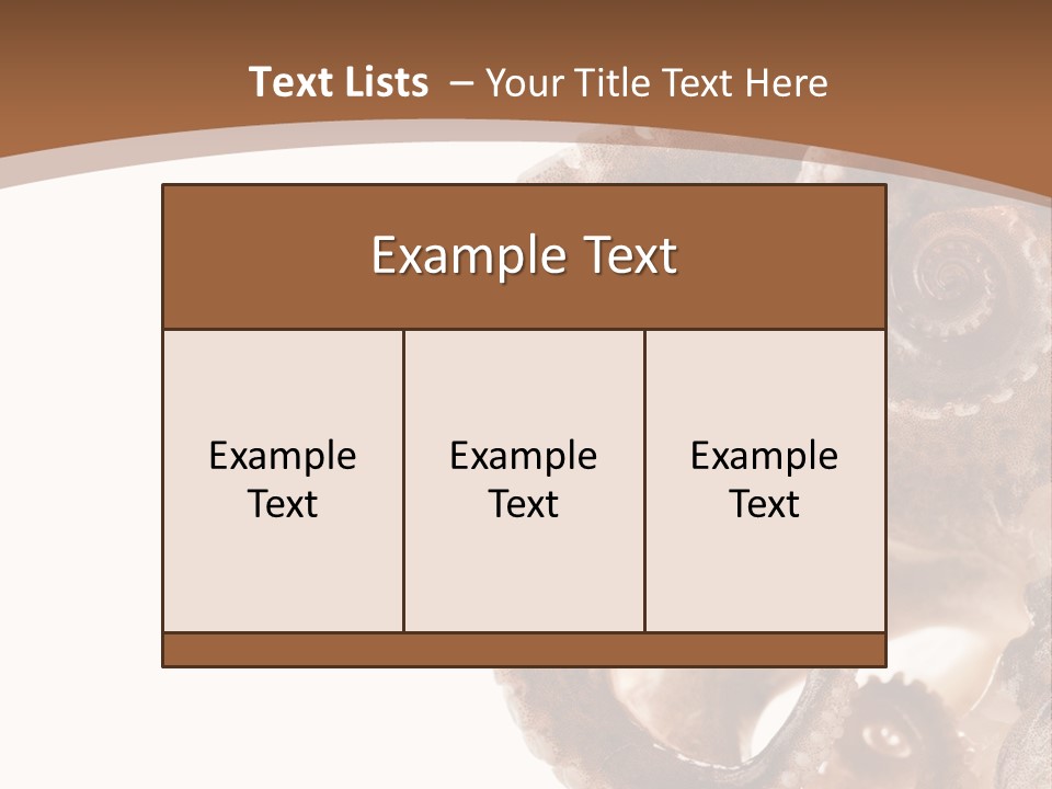 Directly Cold Devilfish PowerPoint Template