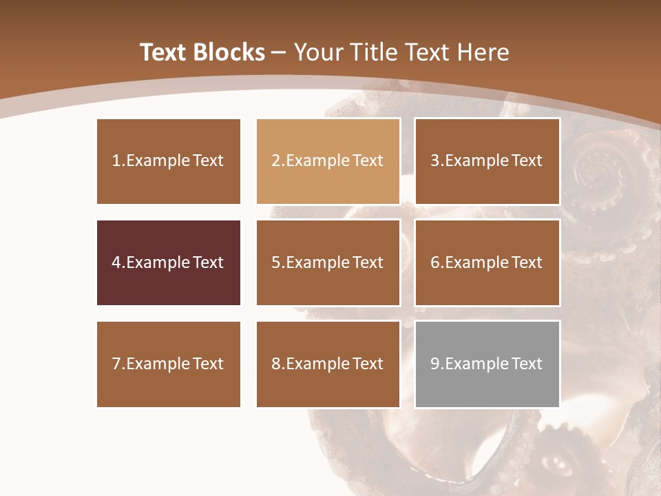Directly Cold Devilfish PowerPoint Template