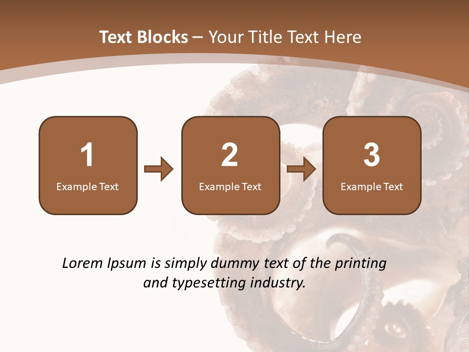 Directly Cold Devilfish PowerPoint Template