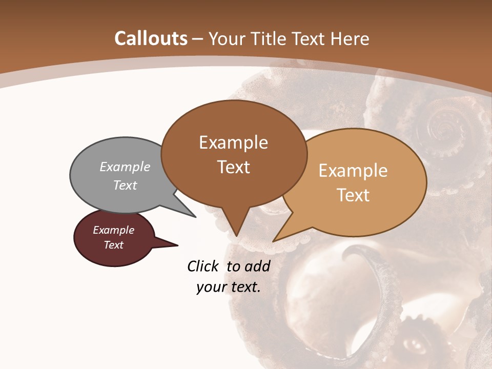 Directly Cold Devilfish PowerPoint Template