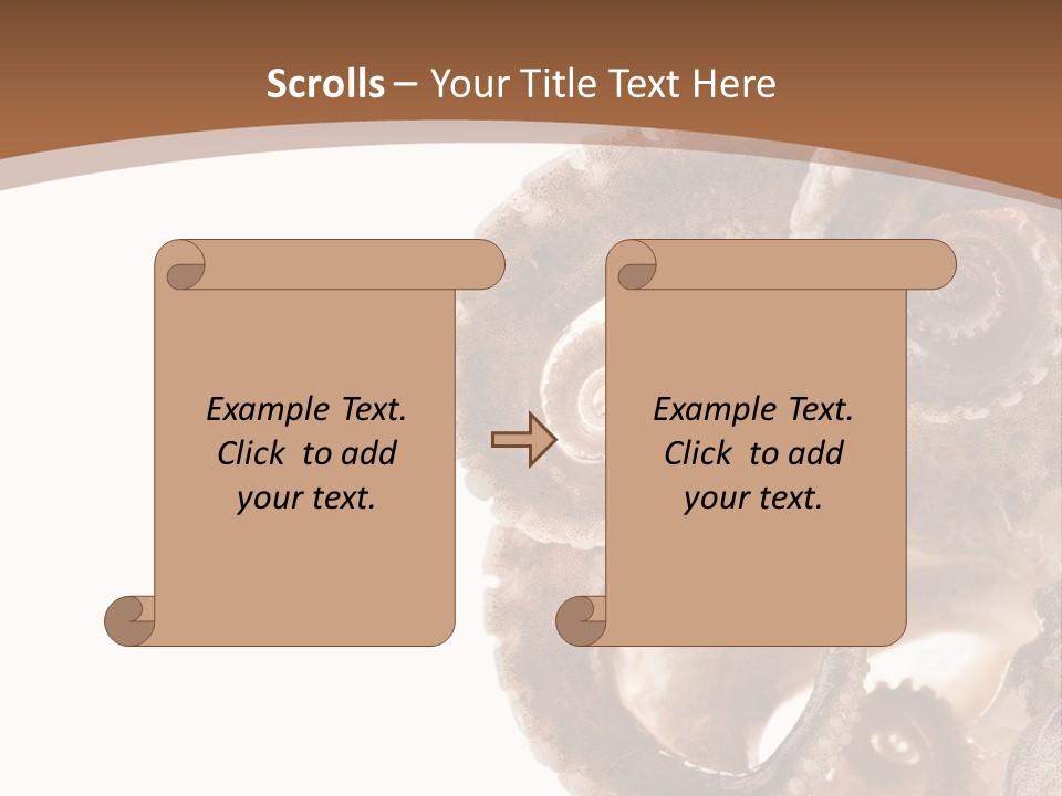 Directly Cold Devilfish PowerPoint Template