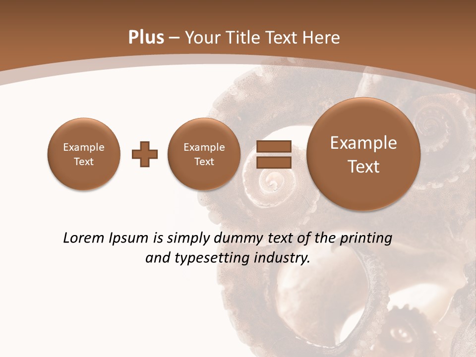 Directly Cold Devilfish PowerPoint Template