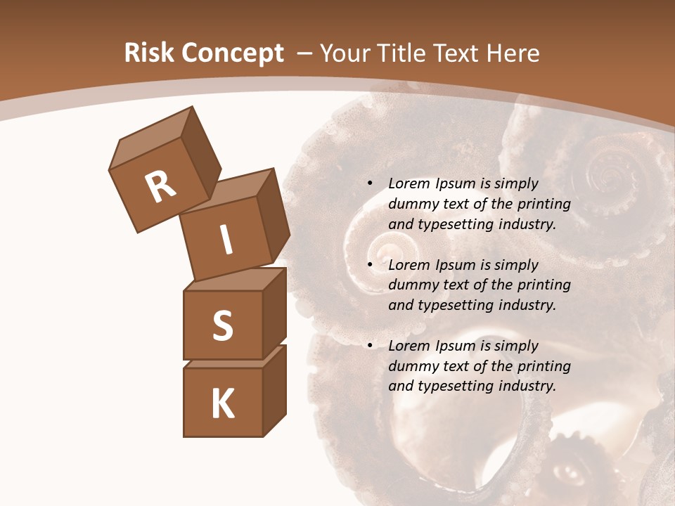 Directly Cold Devilfish PowerPoint Template