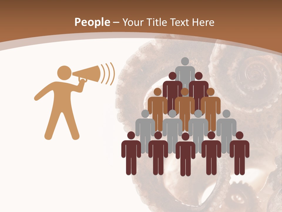 Directly Cold Devilfish PowerPoint Template