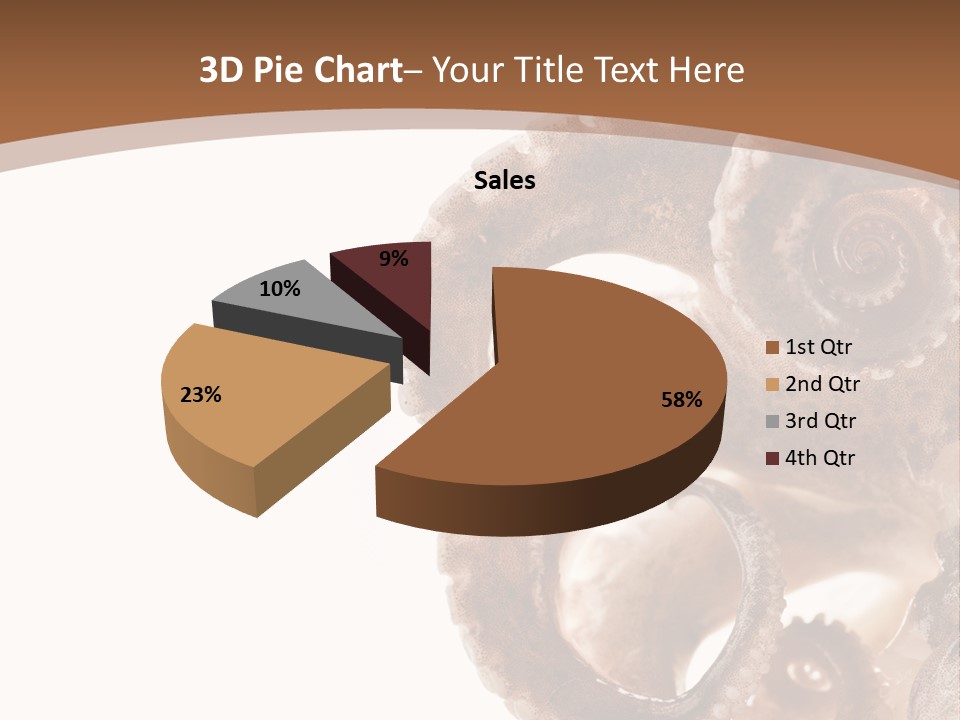 Directly Cold Devilfish PowerPoint Template