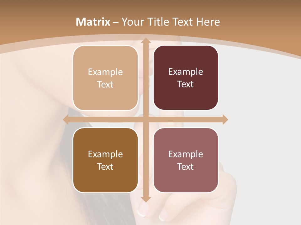 Shape Youth Hand PowerPoint Template