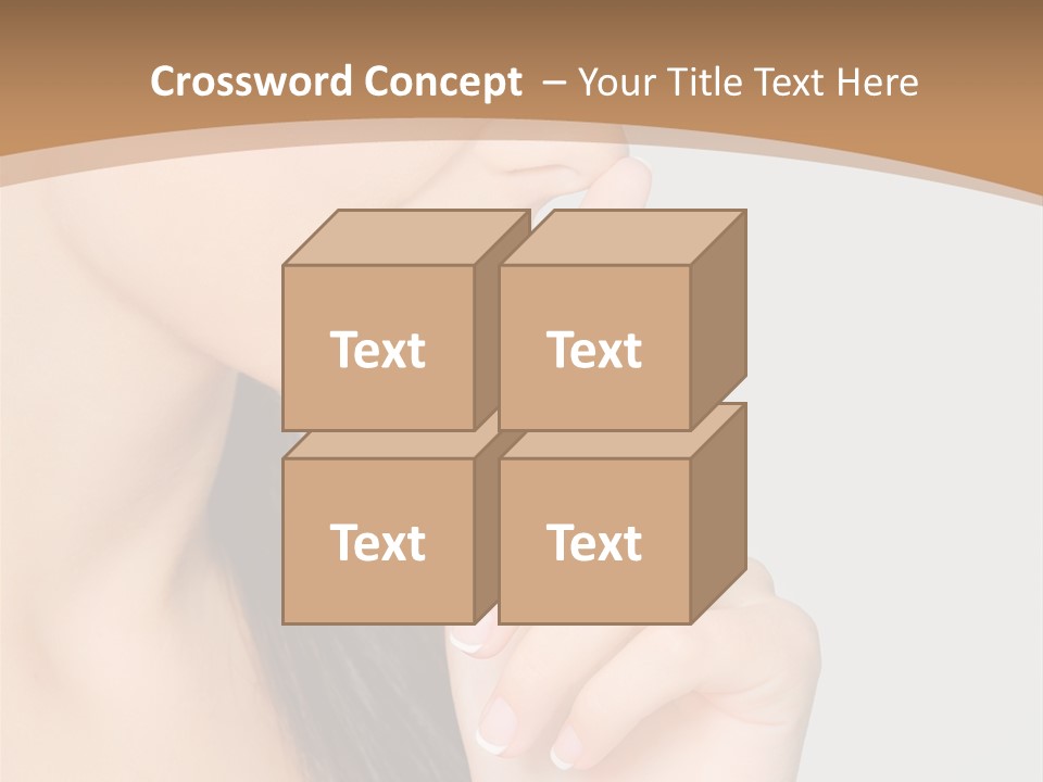 Shape Youth Hand PowerPoint Template