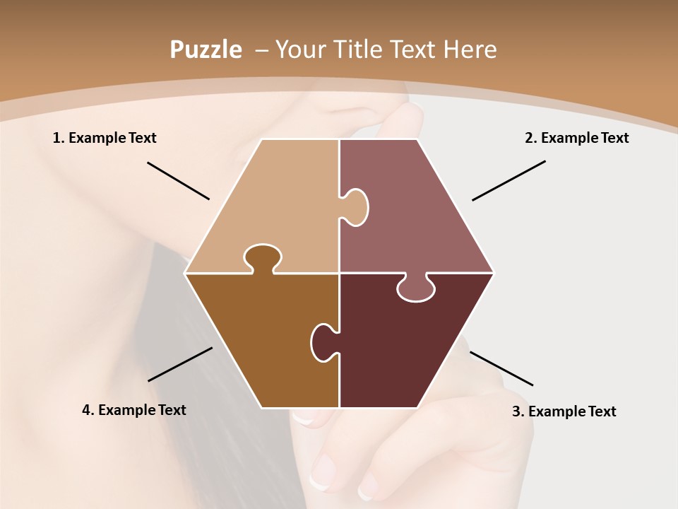 Shape Youth Hand PowerPoint Template