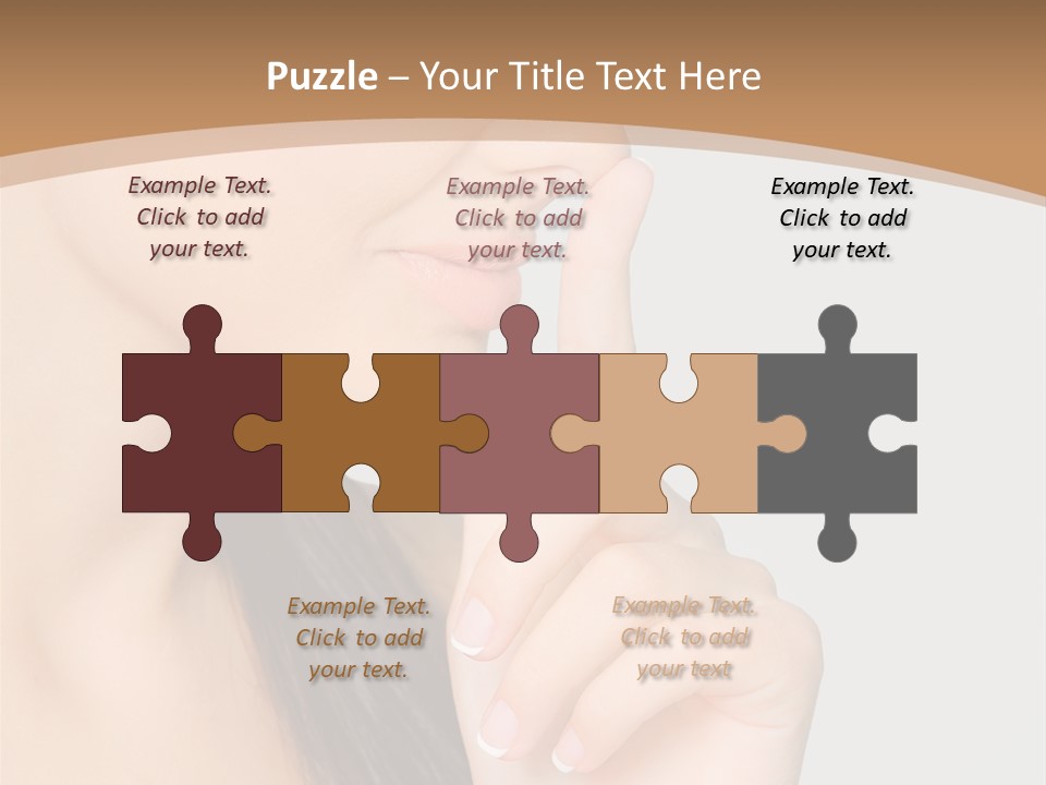 Shape Youth Hand PowerPoint Template