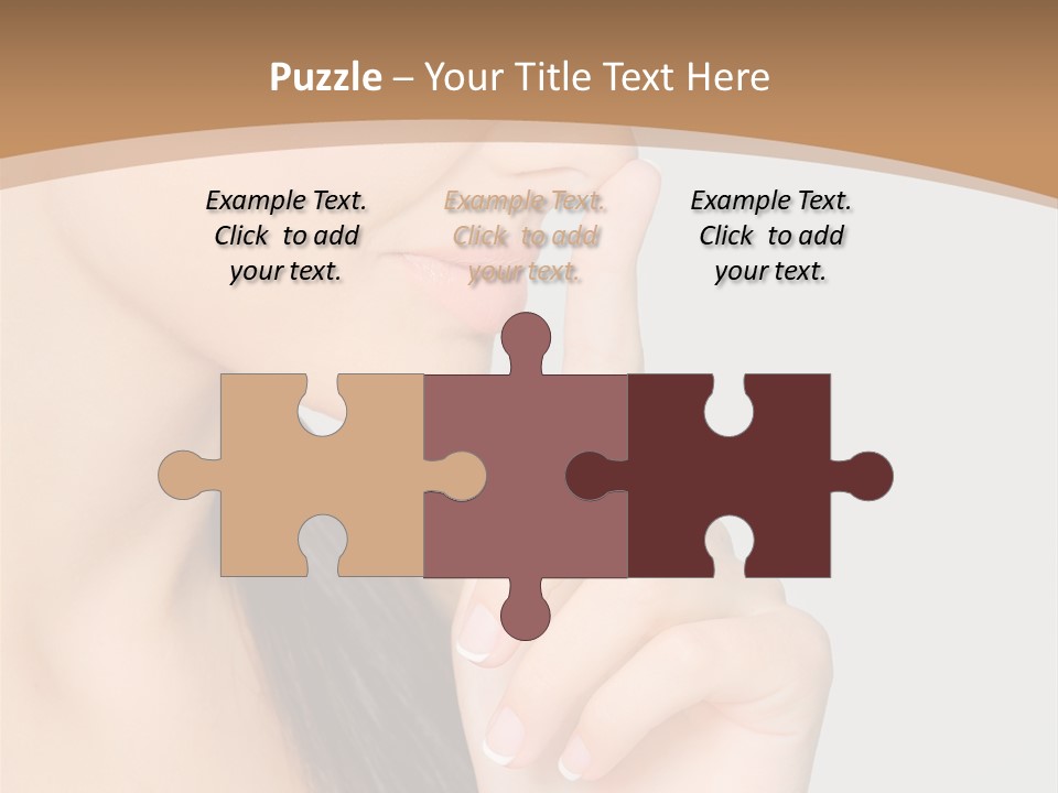 Shape Youth Hand PowerPoint Template