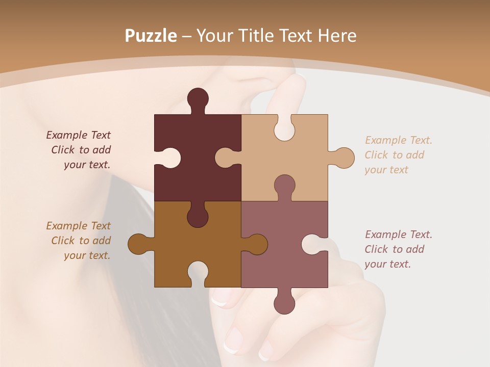 Shape Youth Hand PowerPoint Template