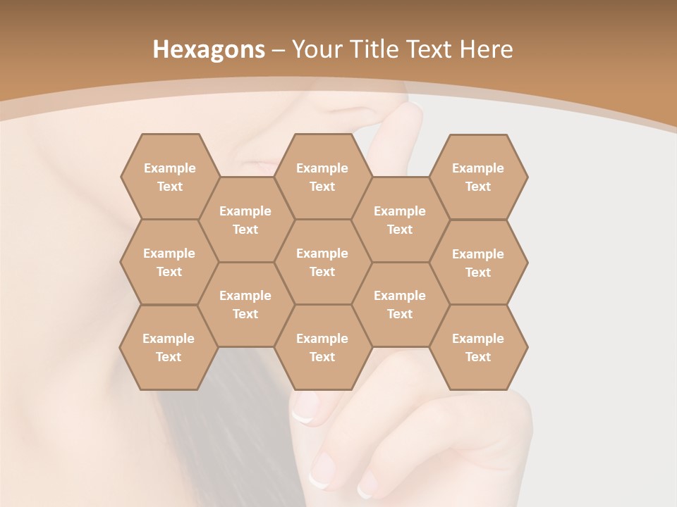 Shape Youth Hand PowerPoint Template