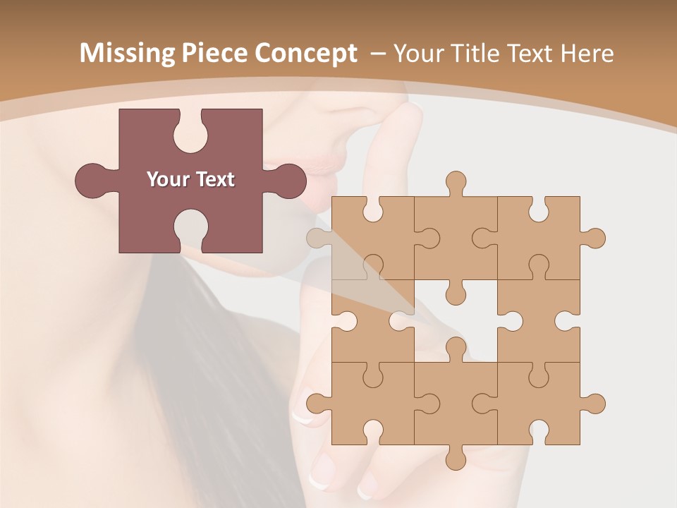 Shape Youth Hand PowerPoint Template