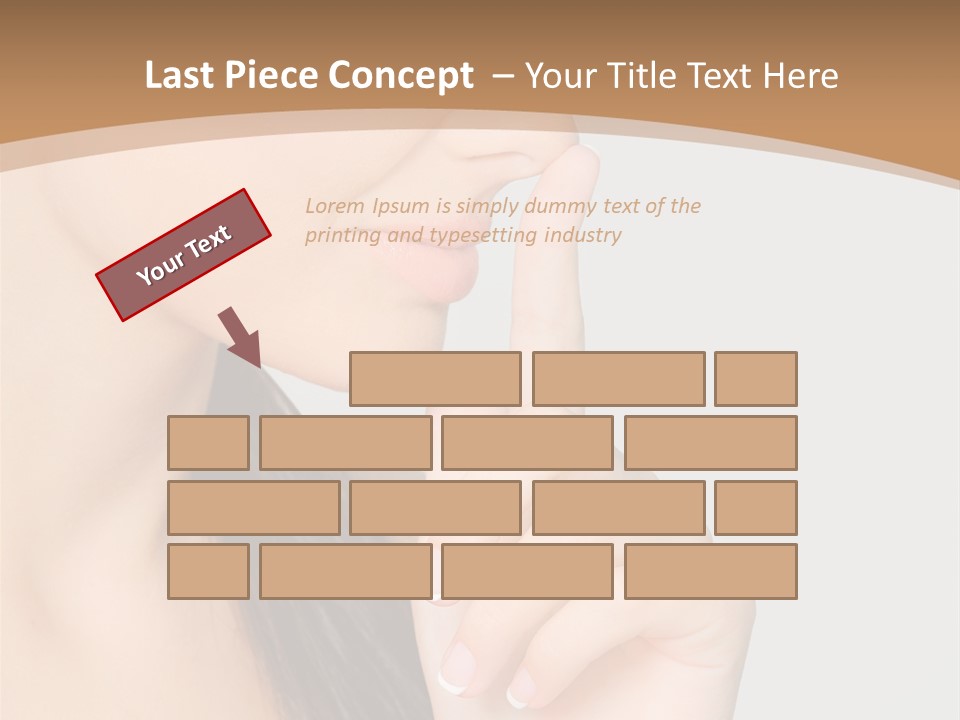 Shape Youth Hand PowerPoint Template
