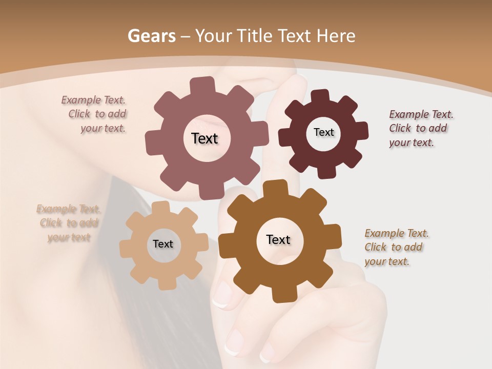 Shape Youth Hand PowerPoint Template