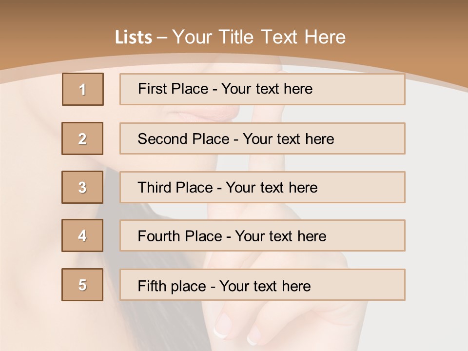 Shape Youth Hand PowerPoint Template