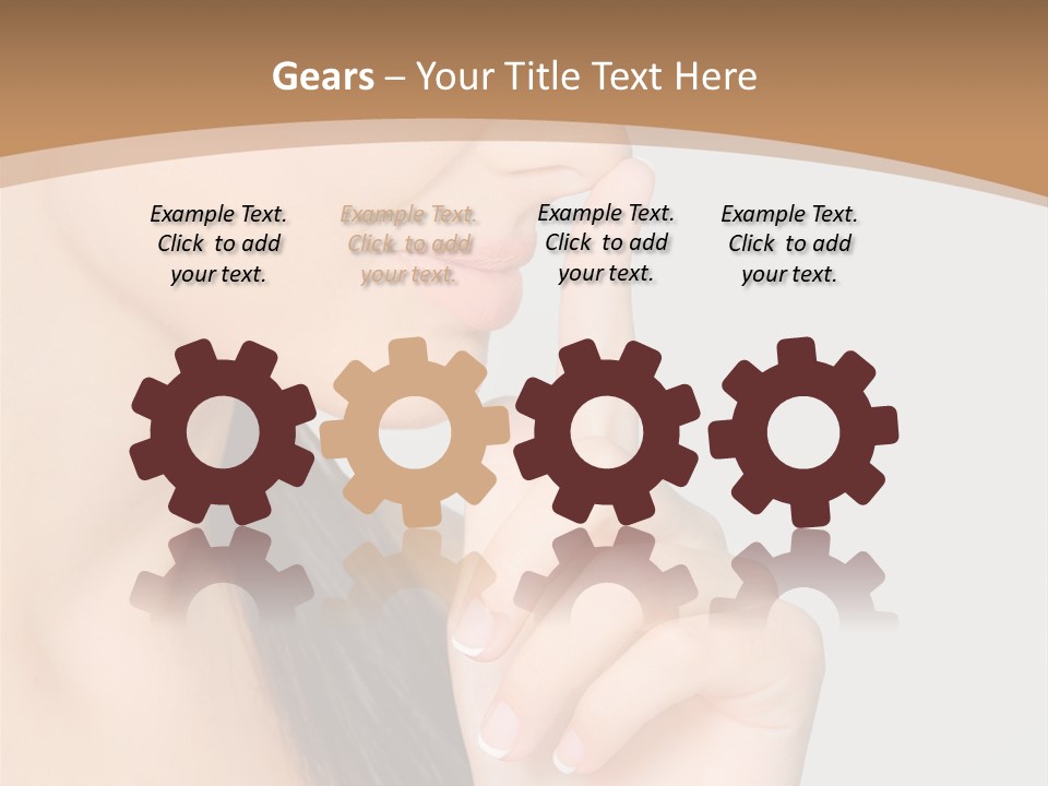 Shape Youth Hand PowerPoint Template