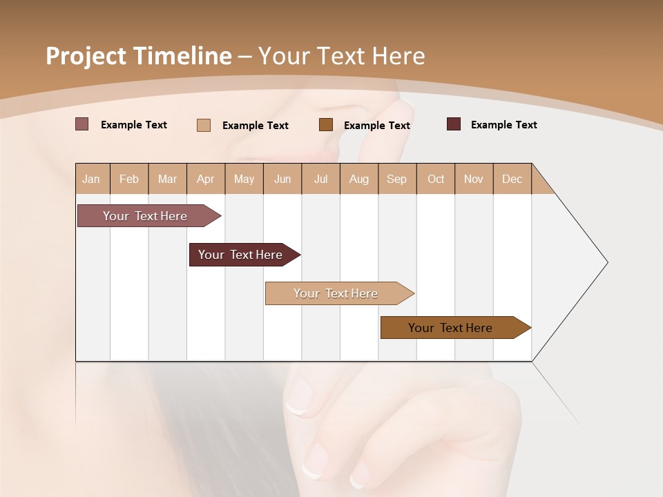 Shape Youth Hand PowerPoint Template