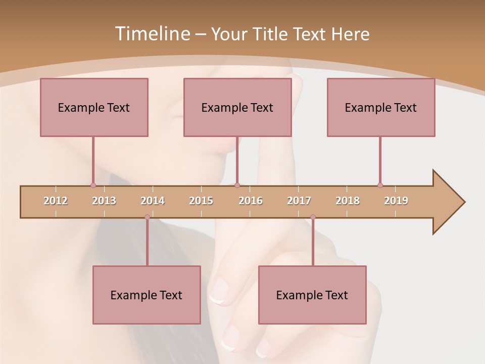 Shape Youth Hand PowerPoint Template