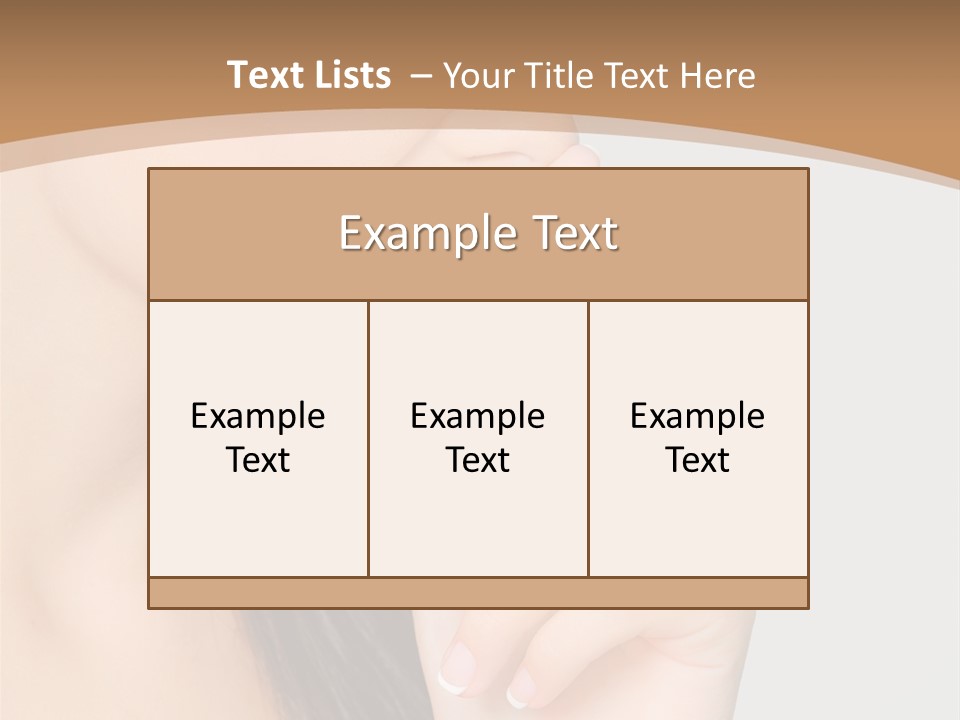 Shape Youth Hand PowerPoint Template