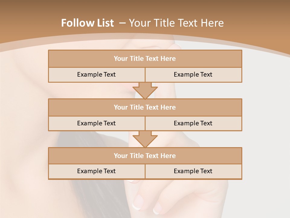 Shape Youth Hand PowerPoint Template