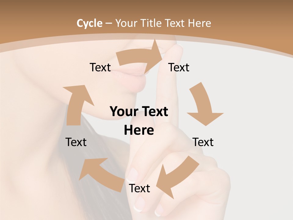 Shape Youth Hand PowerPoint Template