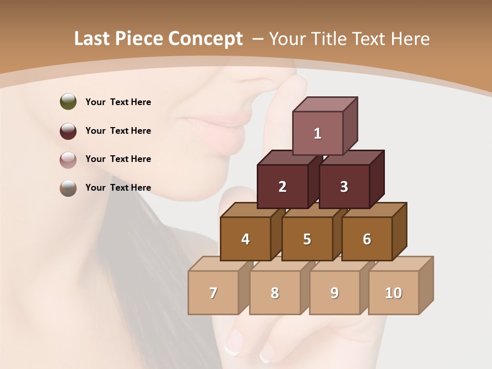 Shape Youth Hand PowerPoint Template