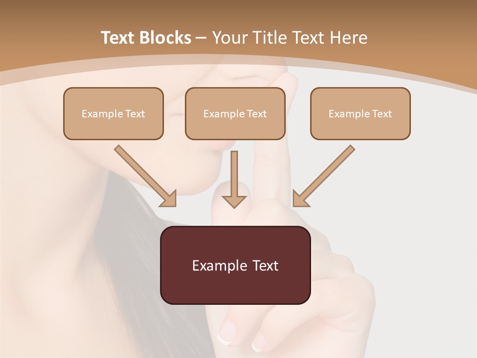 Shape Youth Hand PowerPoint Template