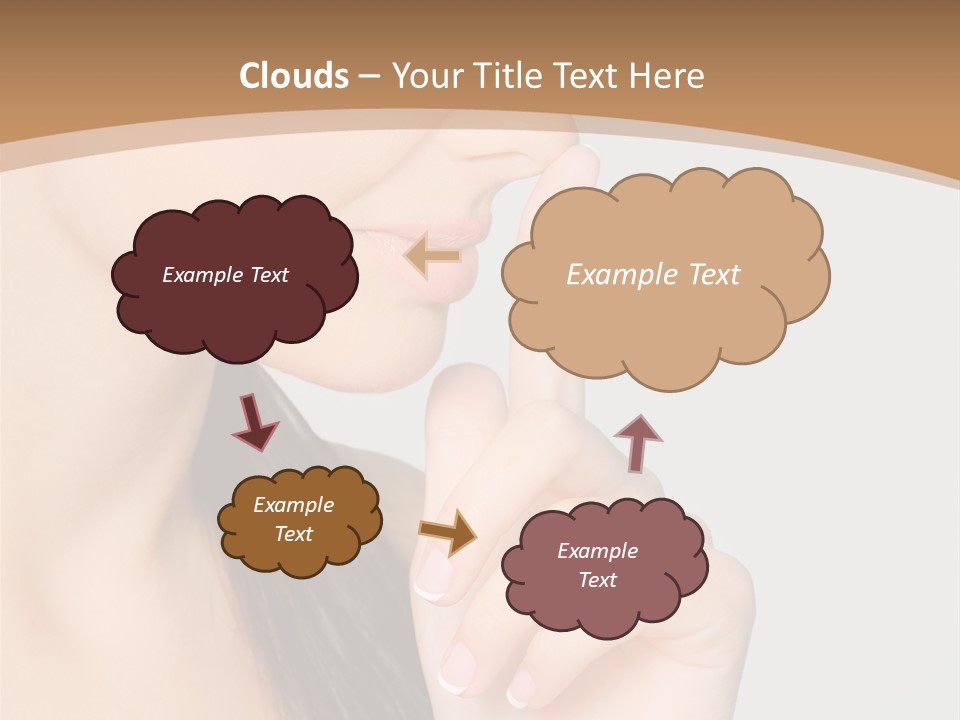 Shape Youth Hand PowerPoint Template