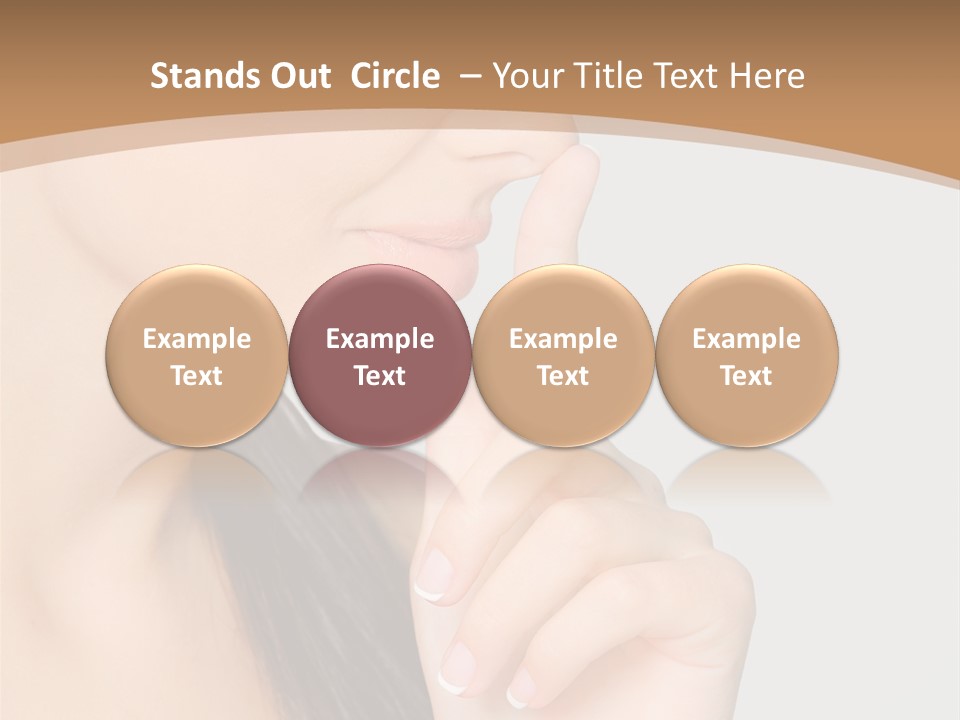 Shape Youth Hand PowerPoint Template