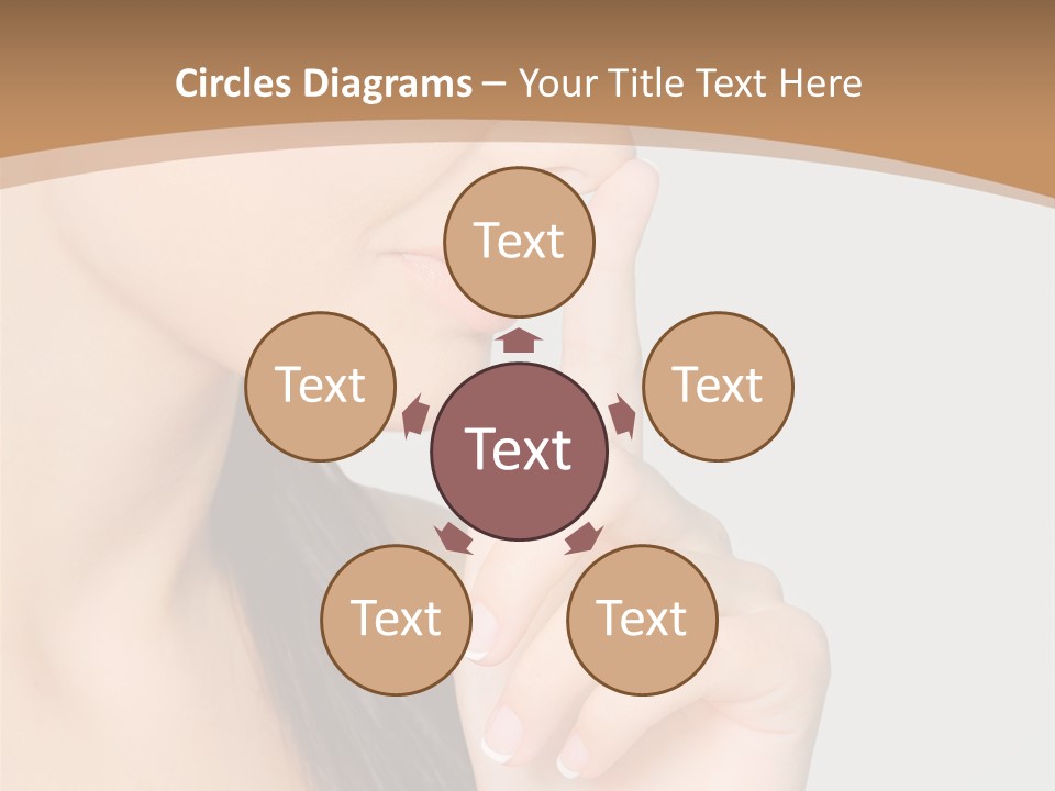 Shape Youth Hand PowerPoint Template