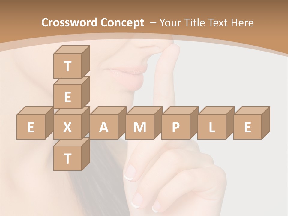 Shape Youth Hand PowerPoint Template