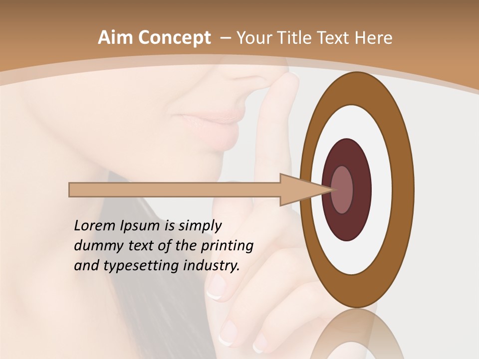 Shape Youth Hand PowerPoint Template