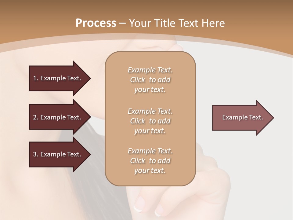 Shape Youth Hand PowerPoint Template