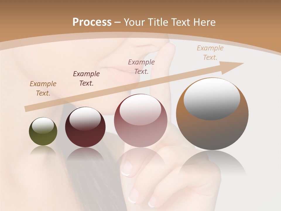 Shape Youth Hand PowerPoint Template