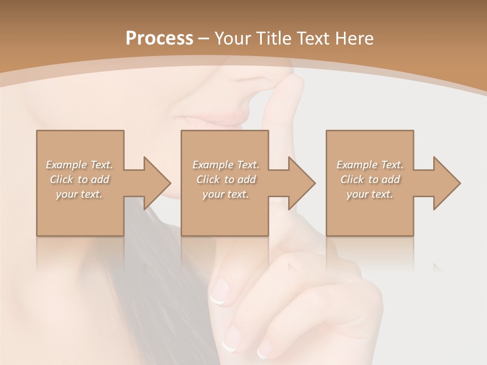 Shape Youth Hand PowerPoint Template