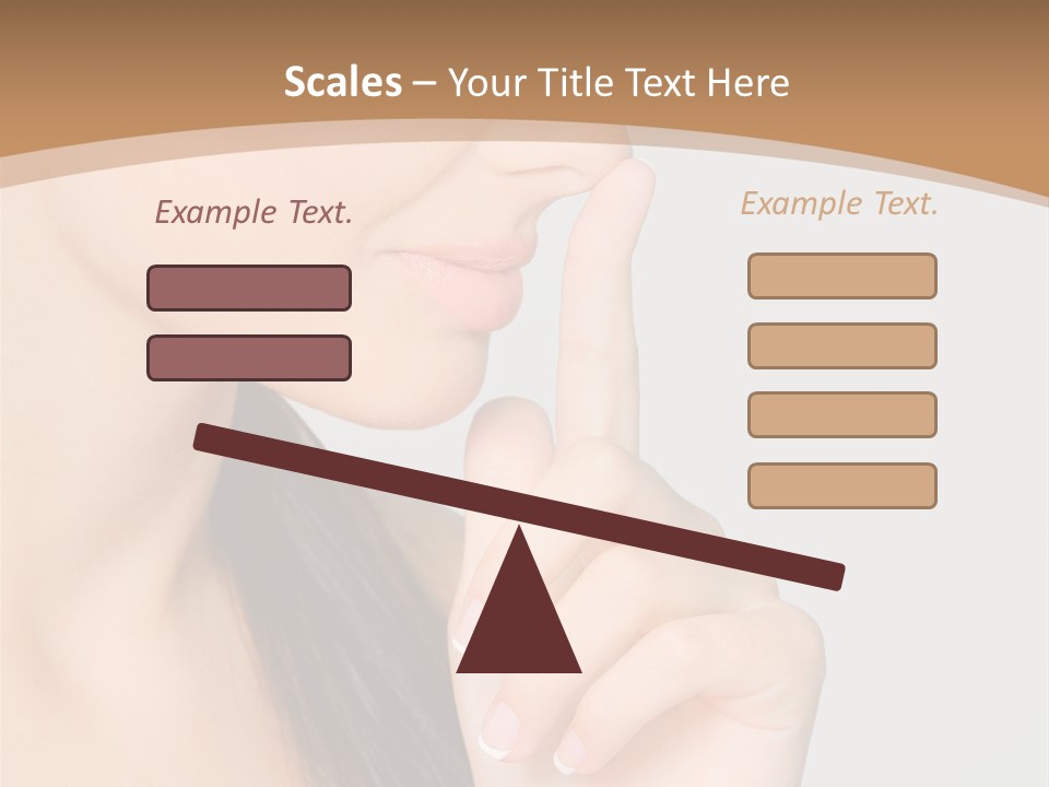 Shape Youth Hand PowerPoint Template