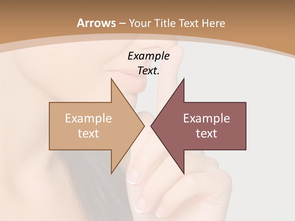 Shape Youth Hand PowerPoint Template